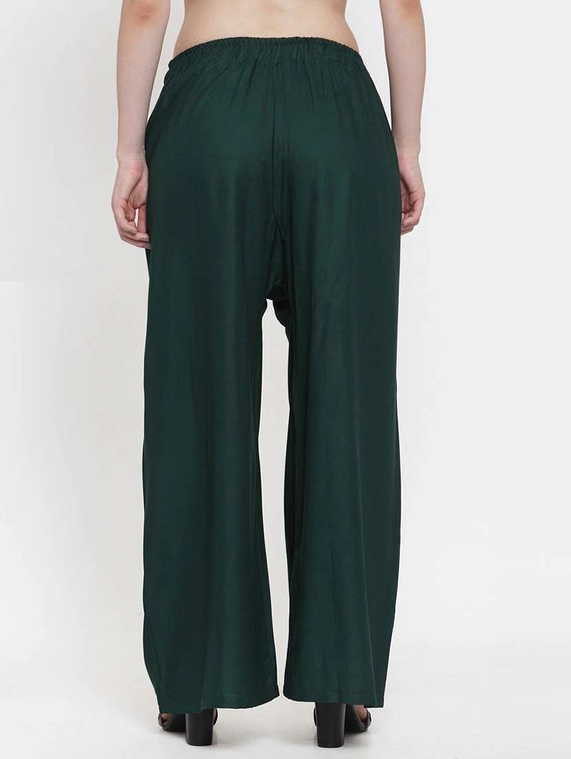 pack of 2 solid flared palazzo  - 18539426 -  Standard Image - 4