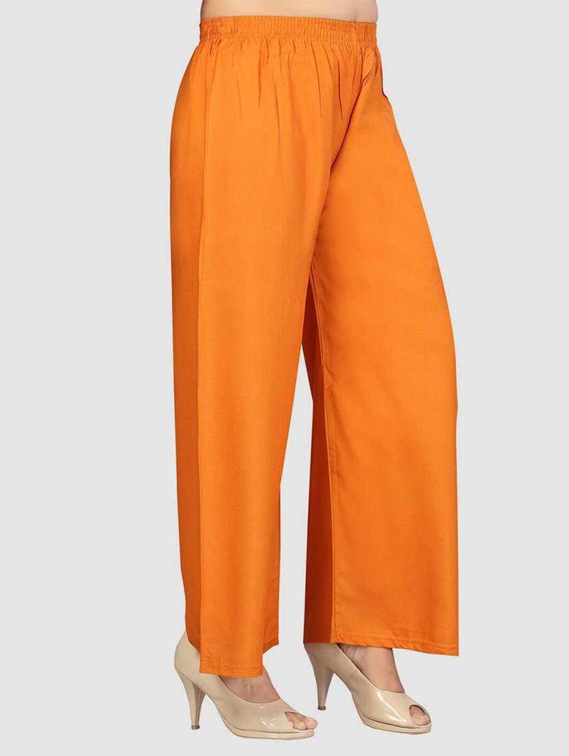 pack of 2 solid flared palazzo  - 18539434 -  Standard Image - 1