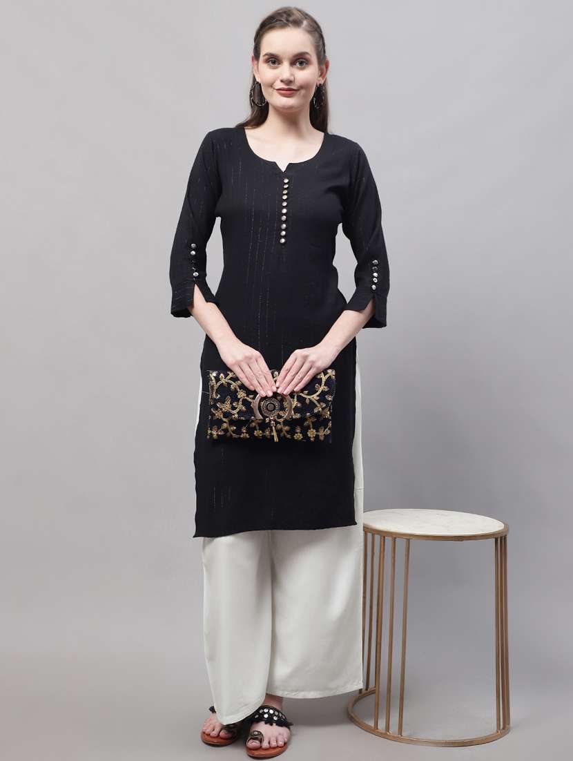 white solid relaxed fit flared palazzo - 18539439 -  Standard Image - 4