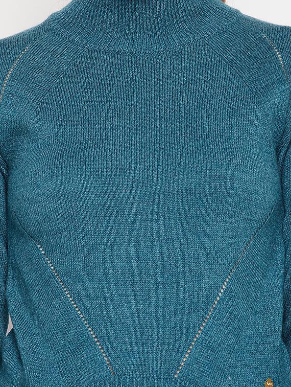 high neck regular pullover - 18539482 - Standard Image - 4