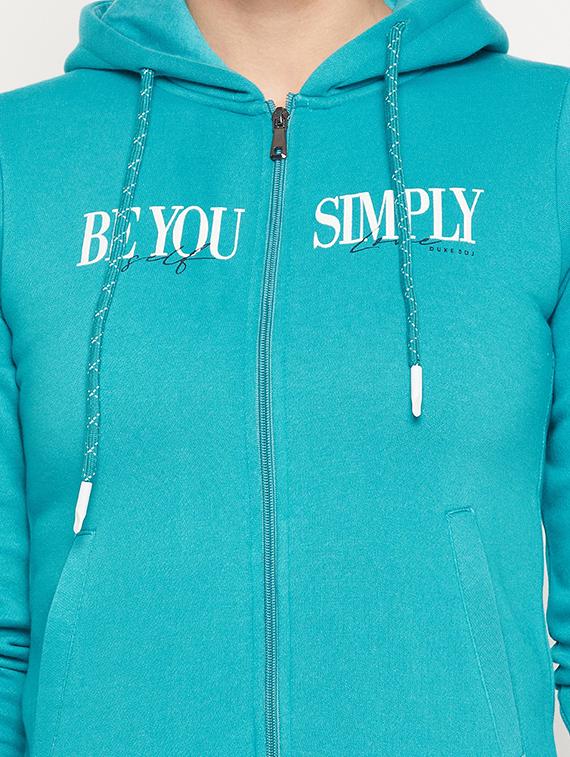 hooded neck printed sweatshirt - 18539489 - Standard Image - 4