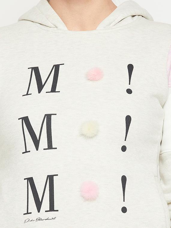 hooded neck graphic sweatshirt - 18539501 - Standard Image - 4