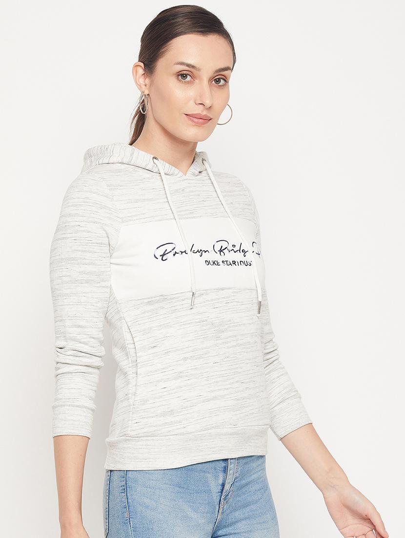 hooded neck graphic sweatshirt - 18539503 -  Standard Image - 1