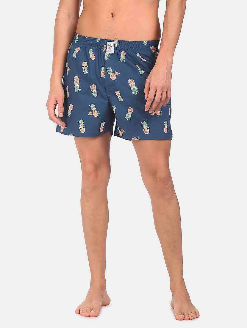 mid rise printed short