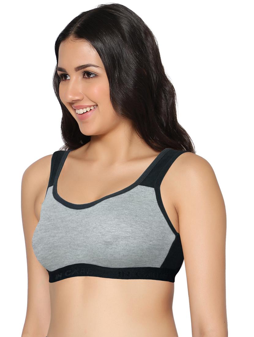 non padded full coverage sports bra - 18546515 - Standard Image - 1