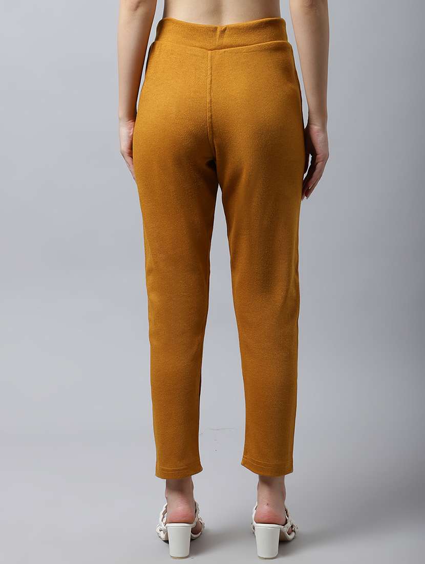 women pack of 2 solid woolen jeggings - 18546833 - Standard Image - 4