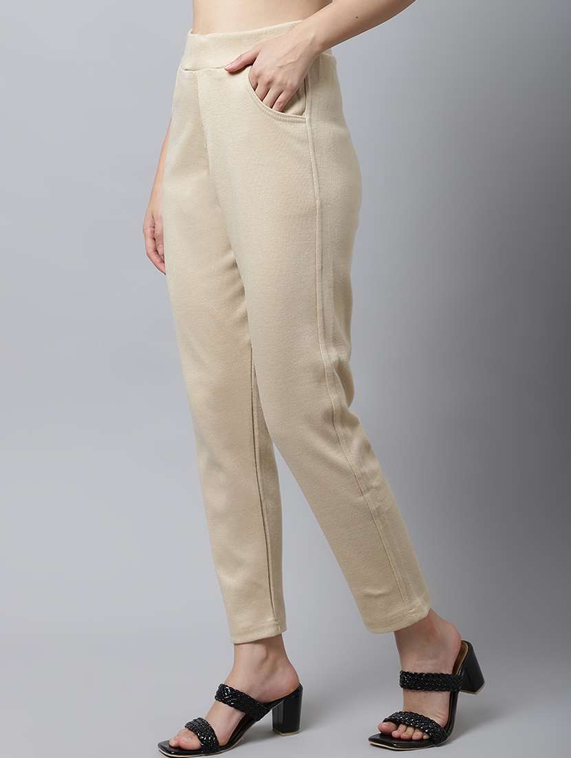 pack of 2 solid woolen leggings  - 18546834 -  Standard Image - 1