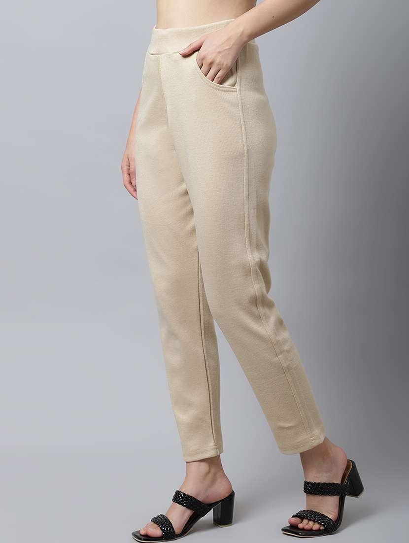 pack of 2 solid woolen leggings - 18546835 - Standard Image - 1