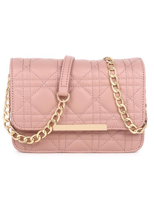 pink quilted regular sling bag - 18546926 -  Standard Image - 0