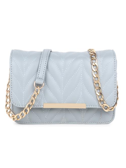 light blue quilted regular sling bag - 18546932 - Standard Image - 0