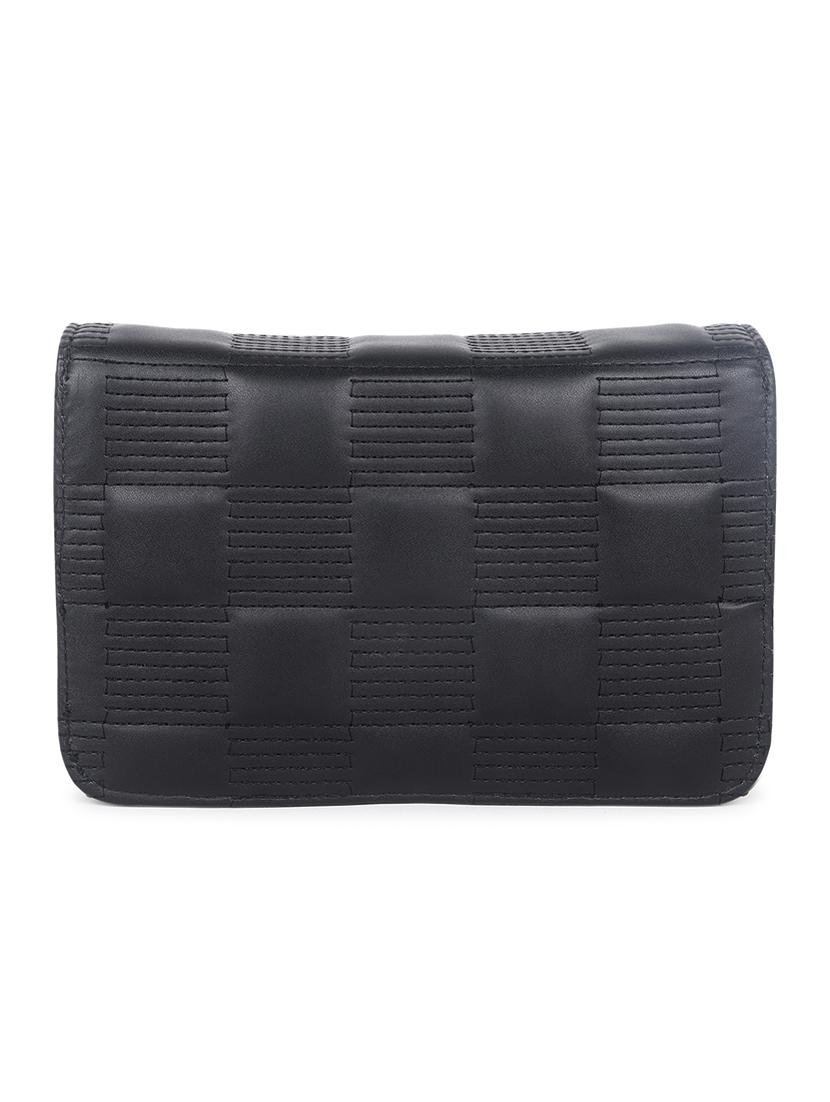 black quilted regular sling bag - 18546936 - Standard Image - 1