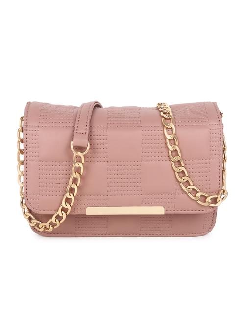 pink quilted regular sling bag - 18546940 -  Standard Image - 0