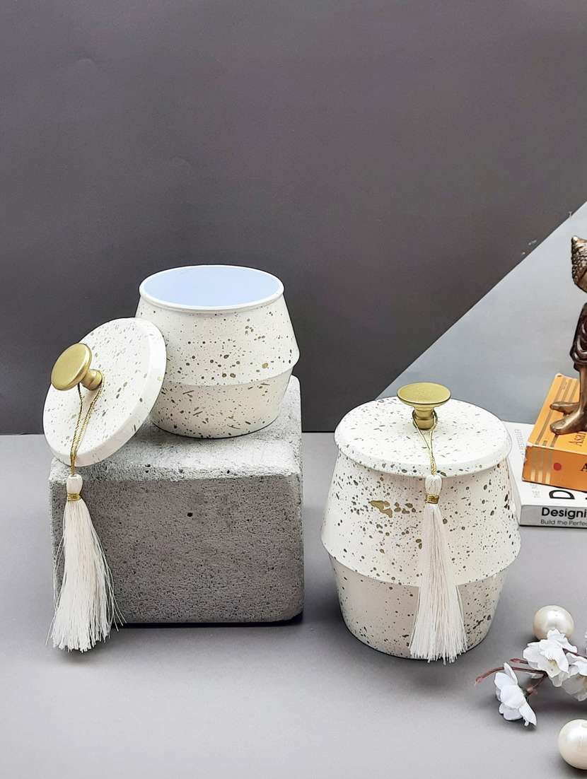 color palette jars with tray  set