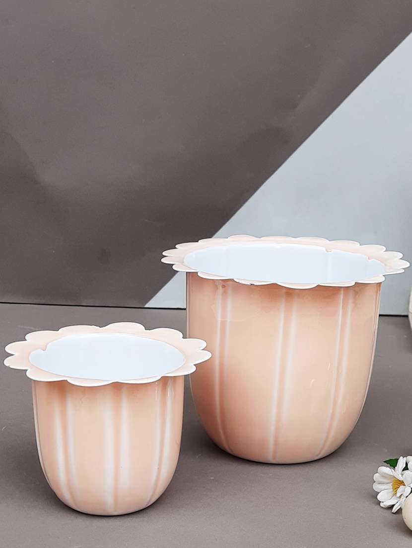 color palette metal planter