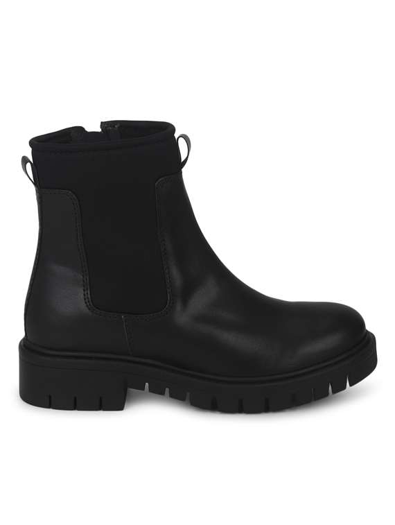 women solid ankle boots - 18547965 - Standard Image - 1