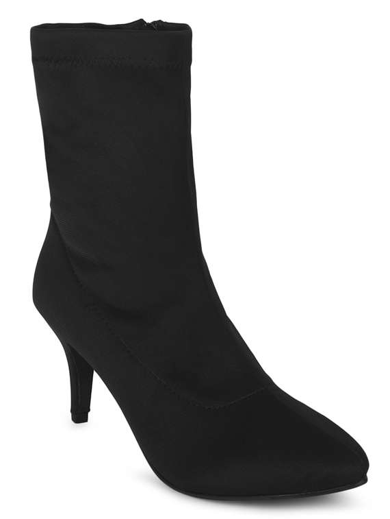 women solid ankle boots