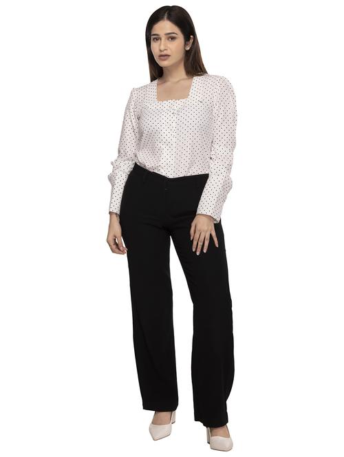 white polka dots regular shirt - 18548069 -  Standard Image - 0