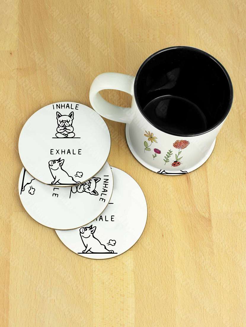 printed coaster set