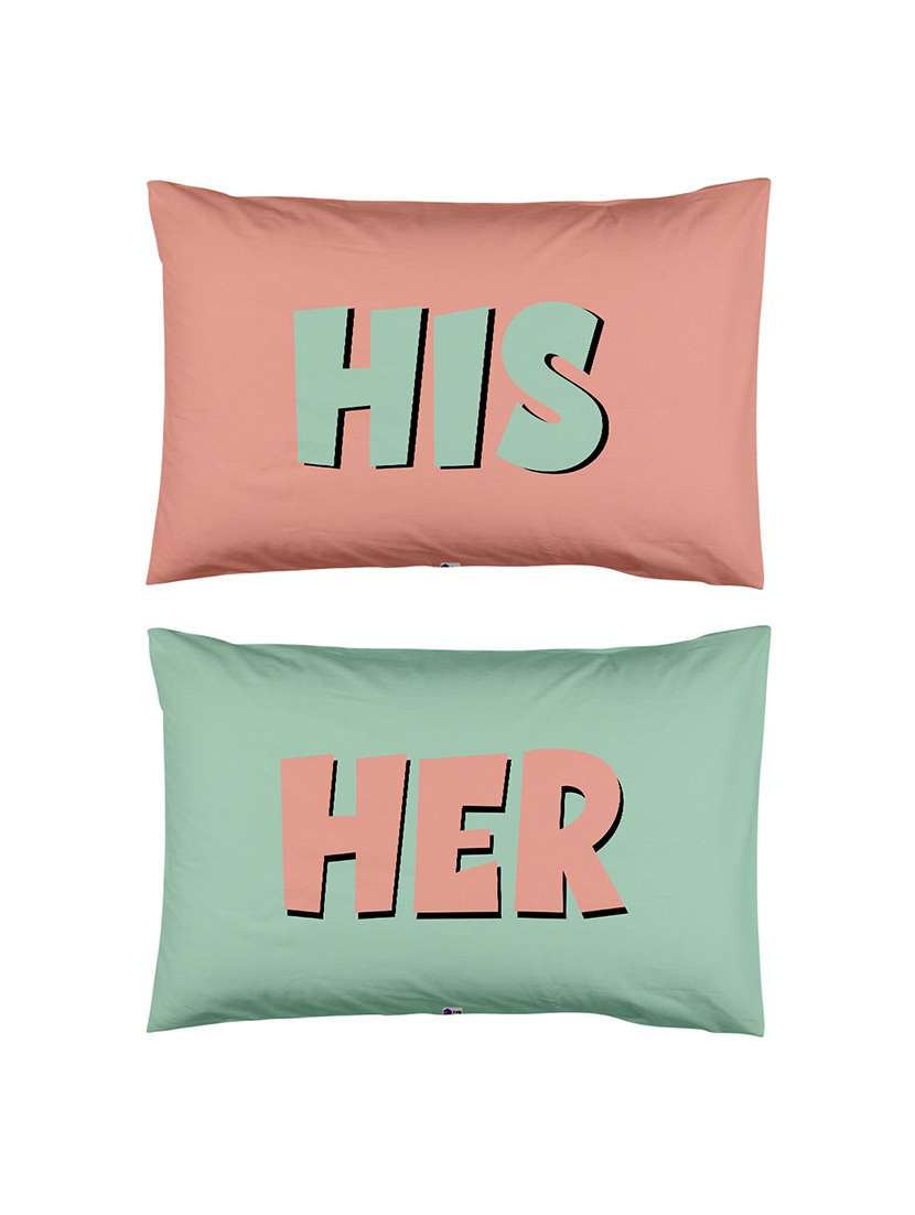 pack of 2 printed pillow cover