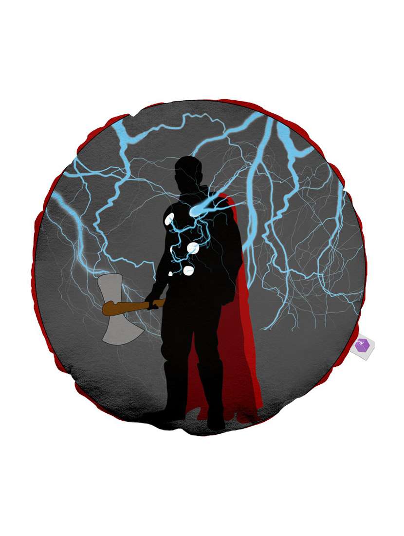 printed round shape pillow