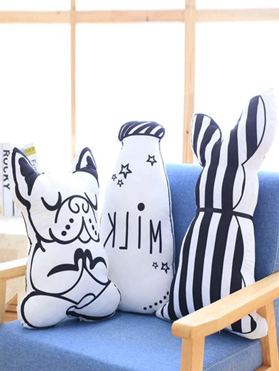 crazy corner cartoon shaped pillow for kids
