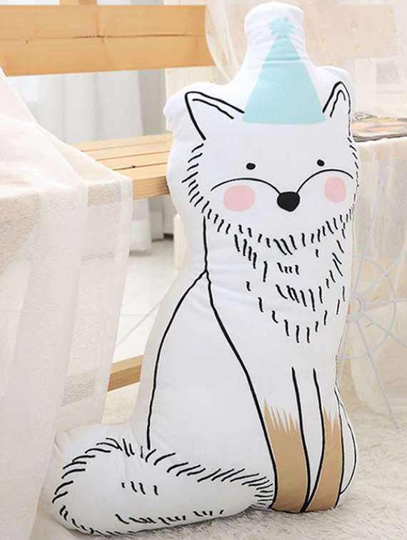 crazy corner cartoon shaped pillow for kids