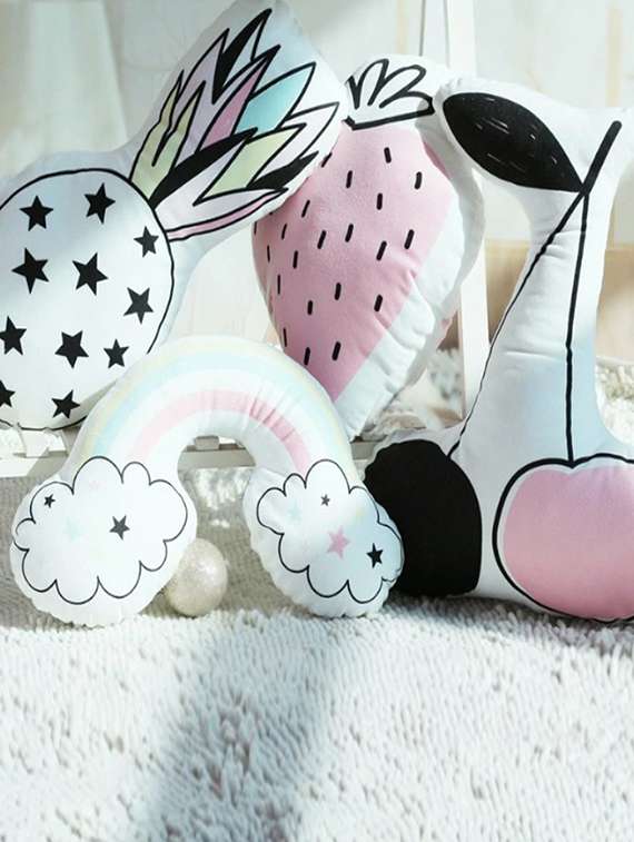 crazy corner cartoon shaped pillow for kids