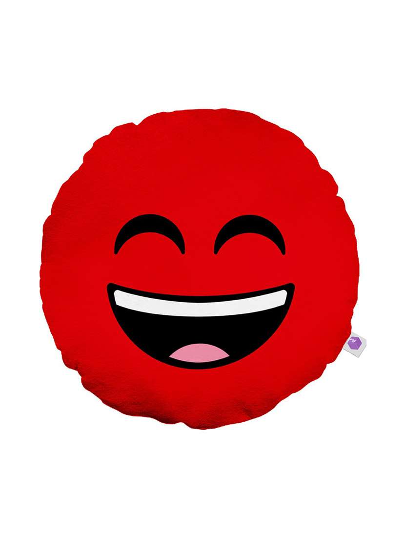 printed round shape pillow