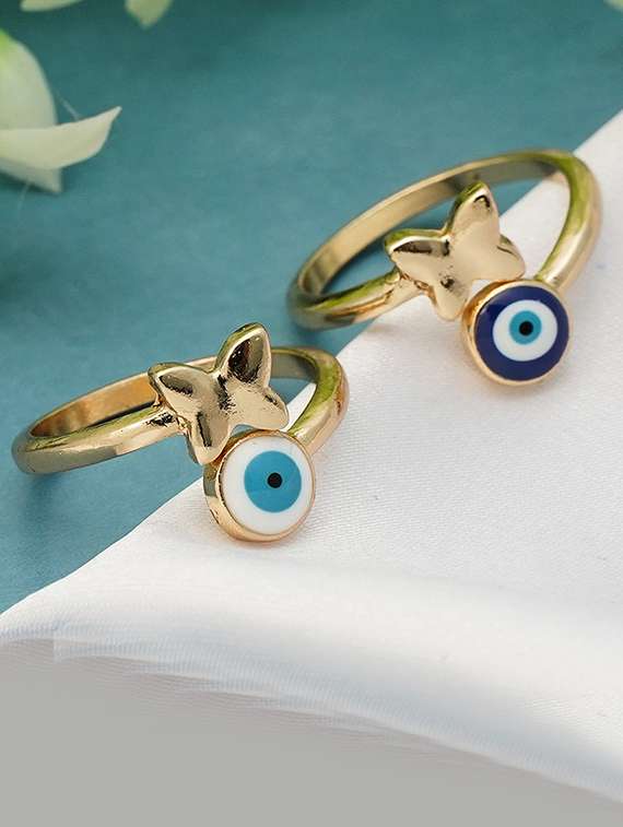 gold metal combo ring