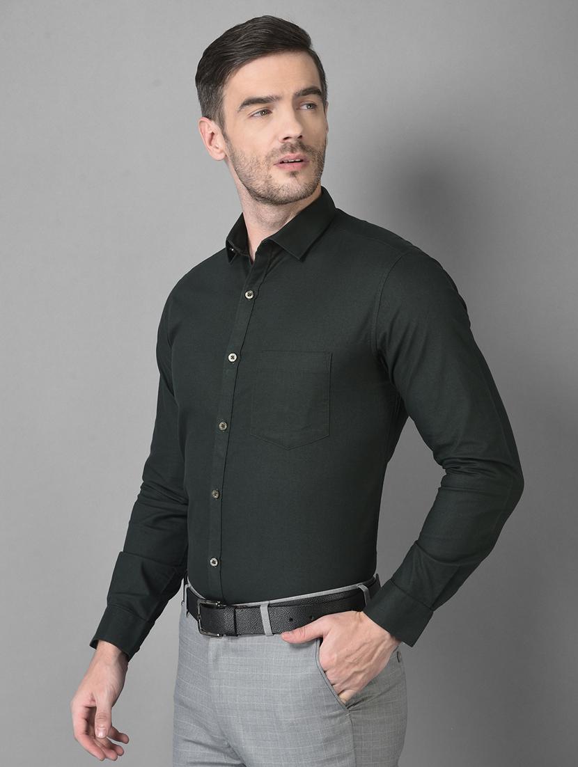 mens solids formal shirt - 18559989 - Standard Image - 1