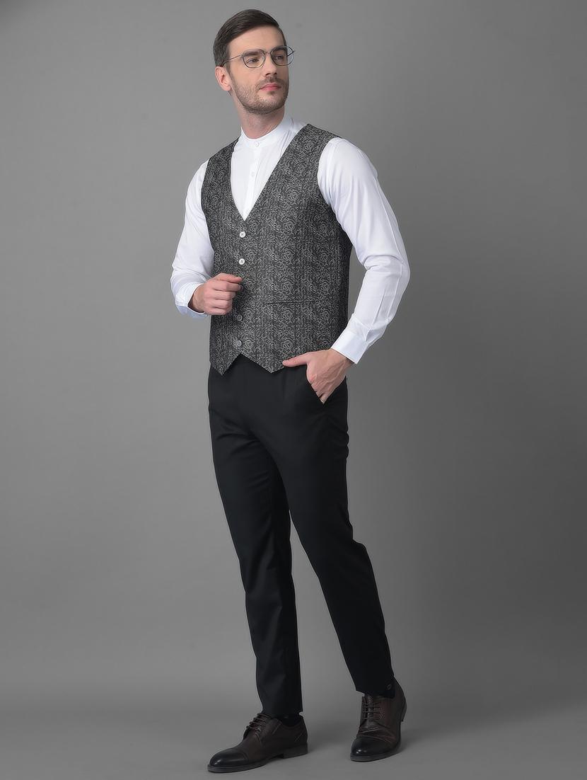 printed overlap waist coat - 18560000 - Standard Image - 4