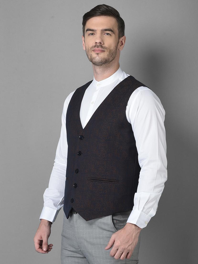 solid overlap waist coat - 18560001 - Standard Image - 1
