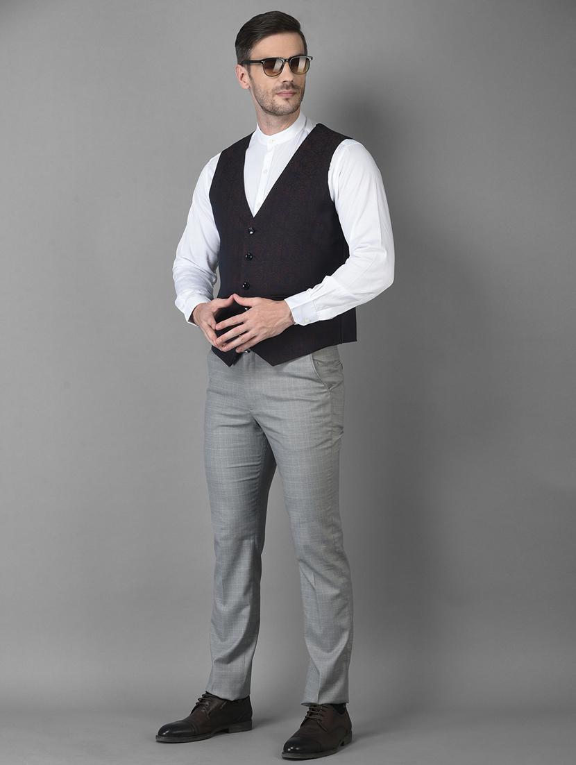 solid overlap waist coat - 18560001 - Standard Image - 4