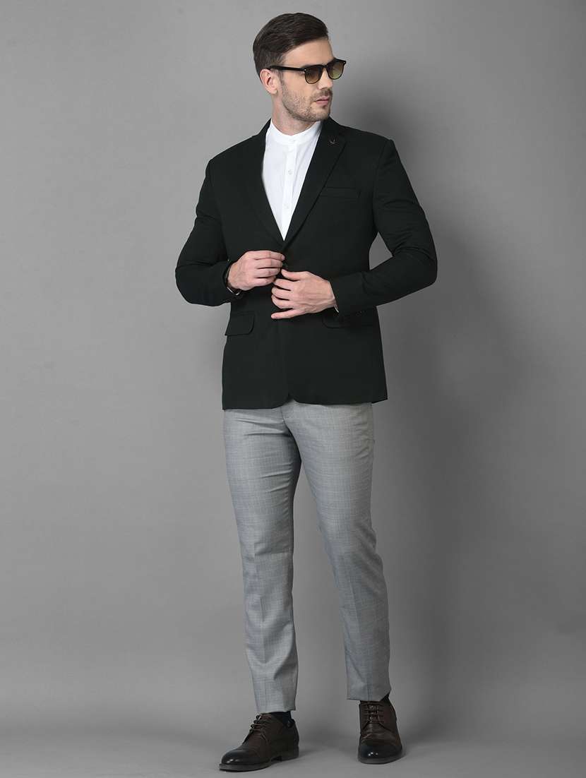 lapel neck single breasted casual blazer - 18560012 -  Standard Image - 4