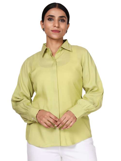 long sleeved solid shirt  - 18560032 -  Standard Image - 0