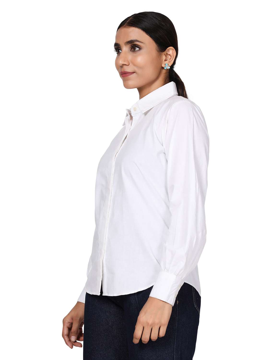 long sleeved solid shirt - 18560036 - Standard Image - 1