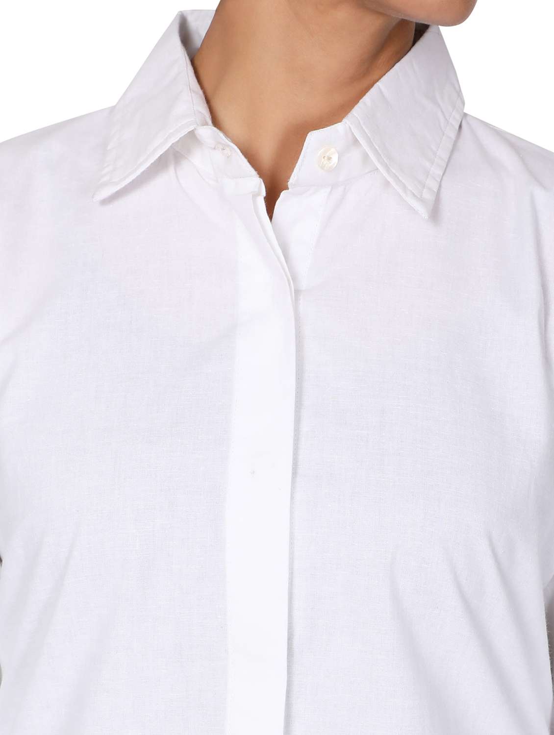 long sleeved solid shirt - 18560036 - Standard Image - 4
