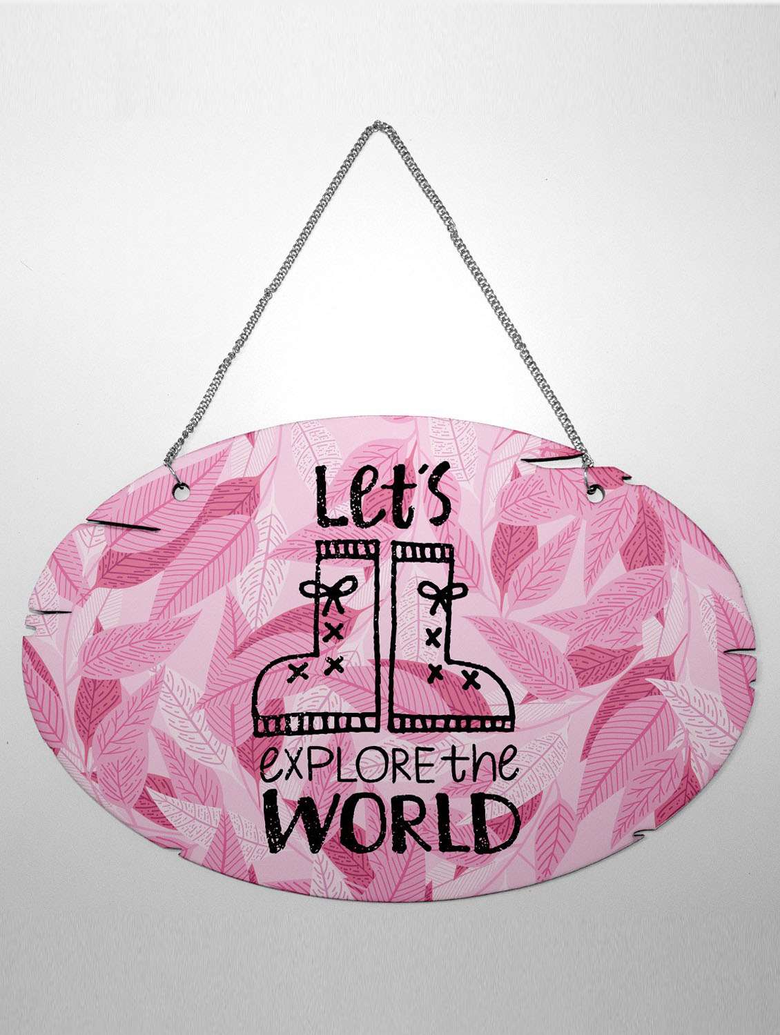 bloggers are born in august printed wall hanging board birthday gift (oval shape)|