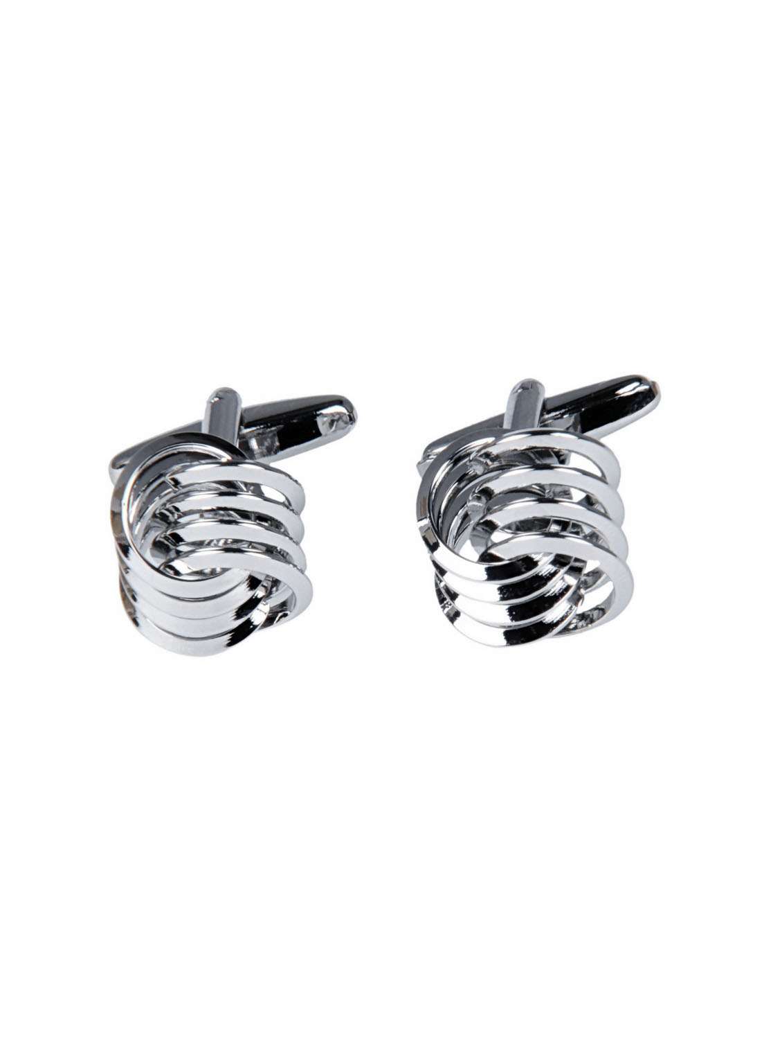 silver nonmetal cufflink