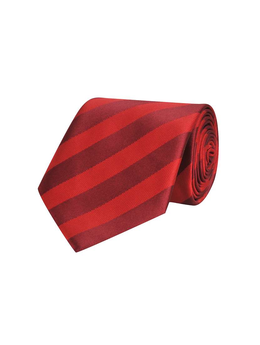 men striped polyester ties