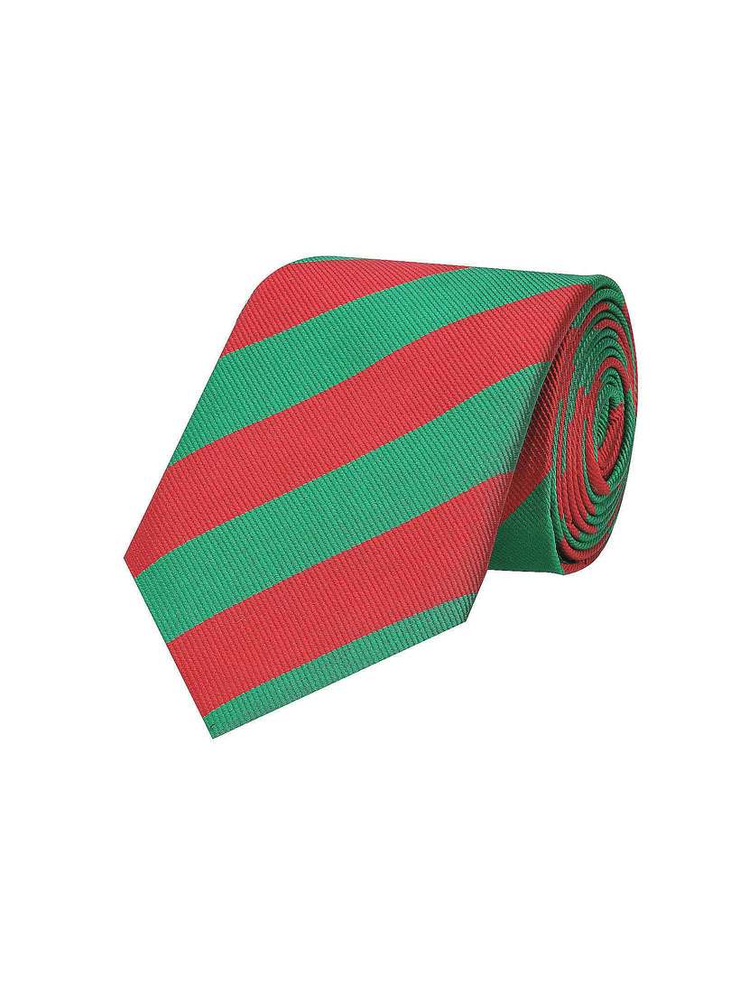 men striped polyester ties