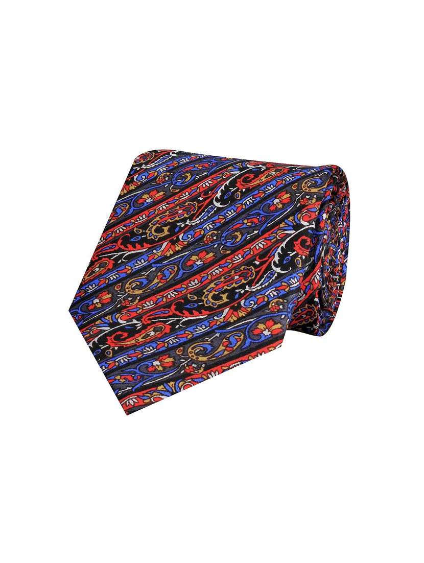 multi colored silk ty