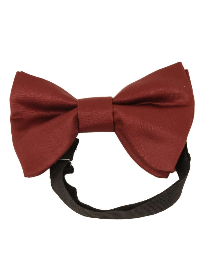 men plain bow tie