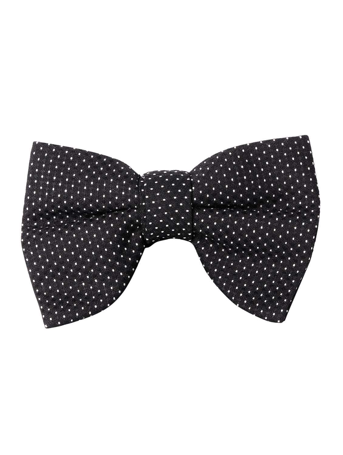 black polyester bow tie