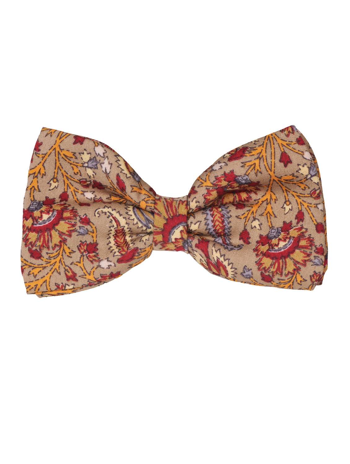 multi colored silk bow tie