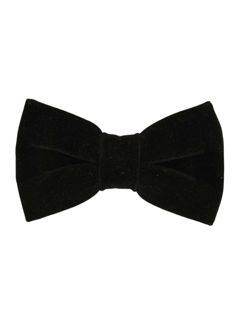 black velvet bow tie