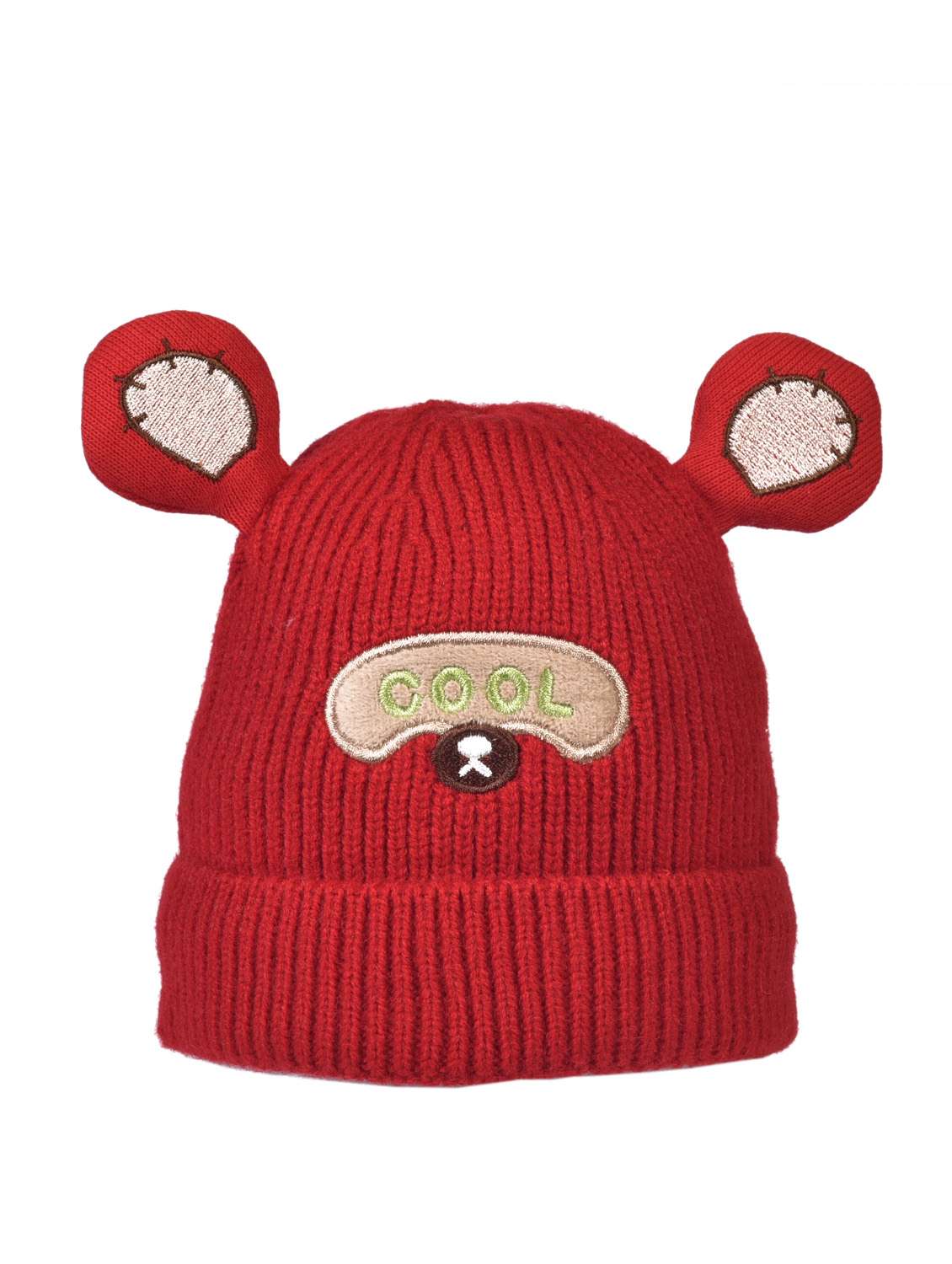 red wool cap