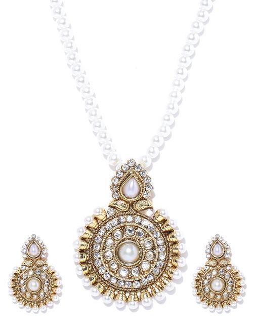 gold plated pendant set - 18565730 - Standard Image - 0