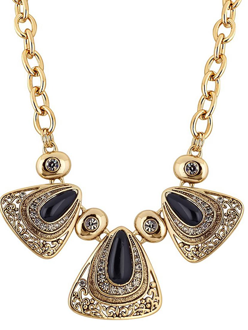 silver plated necklace earing set - 18565834 - Standard Image - 1