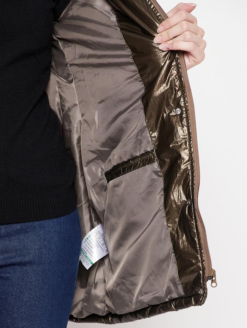 hooded neck quilted jacket - 18566488 - Standard Image - 4